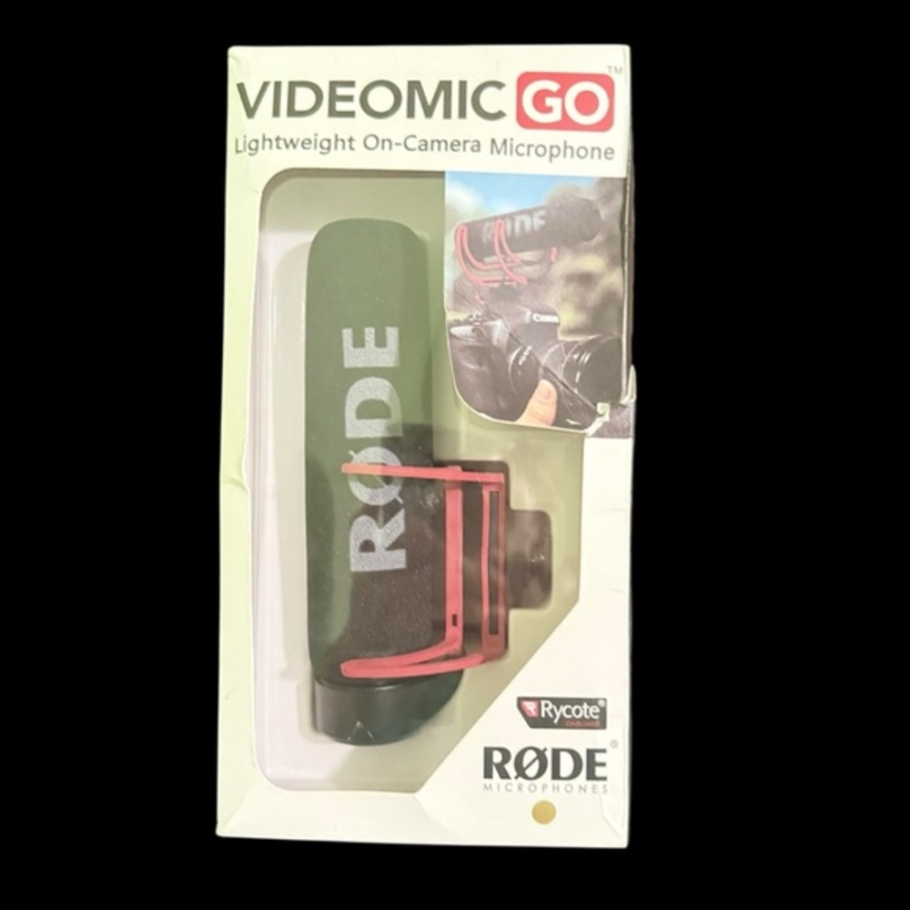 RØDE VideoMic GO On-Camera Shotgun Microphone New Sealed Vlogger YouTube DSLR